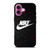 NIKE LOGO HEXAGONAL METAL iPhone 16 Plus Case