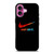 NIKE LOGO JUST DO IT ICON iPhone 16 Plus Case