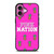 PINK NATION VICTORIA'S SECRET LOGO PINEAPPLE iPhone 16 Plus Case