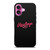 RAWLINGS SPORTWEAR CARBON LOGO iPhone 16 Plus Case