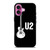 U2 BAND GUITAR iPhone 16 Plus Case