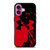 UNDER ARMOUR LOGO RED BLACK iPhone 16 Plus Case