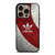 ADIDAS RED GRUNGE TEXTURE LOGO iPhone 16 Pro Case