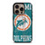 MIAMI DOLPHINS WOODEN LOGO iPhone 16 Pro Case
