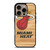 MIAMI HEAT LOGO WOODEN iPhone 16 Pro Case
