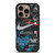 NIKE AIR JORDAN OFF WHITE BLACK MARBLE iPhone 16 Pro Case