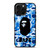 BATHING APE BAPE CAMO BLUE iPhone 16 Pro Max Case