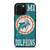 MIAMI DOLPHINS WOODEN LOGO iPhone 16 Pro Max Case