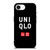 UNIQLO LOGO BLACK 2 iPhone 16e Case