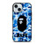 BATHING APE BAPE CAMO BLUE iPhone 15  Case Cover