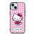 COACH NEW YORK LOGO PATTERN HELLO KITTY iPhone 15  Case Cover