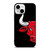 CHICAGO BULLS FACE LOGO iPhone 13 Mini Case