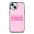 PINK NATION LEOPARD PATTERN iPhone 15  Case Cover