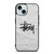 STUSSY LOGO ICON WHITE iPhone 15  Case Cover