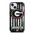 UNIVERSITY GEORGIA BULLDOGS FLAG iPhone 15  Case Cover