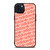 ADIDAS PINK PATTERN iPhone 15 Plus Case