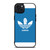 ADIDAS SHOE LOGO BLUE iPhone 15 Plus Case