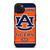 AUBURN TIGERS LOGO UNIVERSITY FOOTBALL EMBLEM iPhone 15 Plus Case
