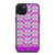 COACH NEW YORK LOGO PATTERN PURPLE EMBLEM iPhone 15 Plus Case