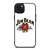 JIM BEAM WHISKEY LOGO WHITE iPhone 15 Plus Case