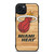 MIAMI HEAT LOGO WOODEN iPhone 15 Plus Case