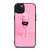PINK KAWS X HUF STREETWEAR iPhone 15 Plus Case
