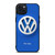 VOLKSWAGEN VW DAS LOGO BLUE iPhone 15 Plus Case