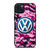 VW VOLKSWAGEN PINK CAMO iPhone 15 Plus Case