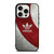 ADIDAS RED GRUNGE TEXTURE LOGO iPhone 15 Pro Case