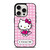 COACH NEW YORK LOGO PATTERN HELLO KITTY iPhone 15 Pro Case