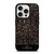 COACH NEW YORK LOGO BATIK BLACK PATTERN iPhone 15 Pro Case