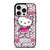 COACH NEW YORK LOGO PINK HELLO KITTY iPhone 15 Pro Case
