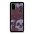BLACK SKULLS AND ROSES Samsung Galaxy S20 Plus Case