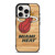 MIAMI HEAT LOGO WOODEN iPhone 15 Pro Case