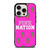 PINK NATION VICTORIA'S SECRET LOGO PINEAPPLE iPhone 15 Pro Case