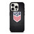 USA SOCCER LOGO CARBON iPhone 15 Pro Case