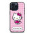 COACH NEW YORK LOGO PATTERN HELLO KITTY iPhone 15 Pro Max Case