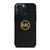 MICHAEL KORS MK LOGO BLACK GOLD iPhone 15 Pro Max Case