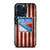NEW YORK RANGERS NHL AMERICAN FLAG iPhone 15 Pro Max Case
