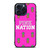 PINK NATION VICTORIA'S SECRET LOGO PINEAPPLE iPhone 15 Pro Max Case