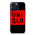 UNIQLO LOGO RED BLACK iPhone 15 Pro Max Case
