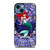 ARIEL THE LITTLE MERMAID ART GLASSES.jpg iPhone 14 Case