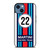 MARTINI RACING TEAM 22.jpg iPhone 14 Case