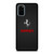 FERRARI LOGO METAL POINT Samsung Galaxy S20 Plus Case