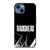 RADIOHEAD ROCK BAND LOGO BLACK.jpg iPhone 14 Case