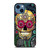 SUGAR SKULL TATTOO FLOWER.jpg iPhone 14 Case