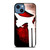 THE PUNISHER LOGO RED MARVEL.jpg iPhone 14 Case