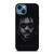 THE WEEKND FACE WHITE BLACK.jpg iPhone 14 Case