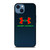 UNDER ARMOUR LOGO RED GREEN.jpg iPhone 14 Case