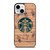 COFFEESHOP STARBUCK WOODEN LOGO iPhone 13 Mini Case
